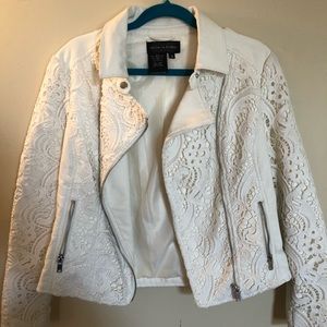 White Leather Jacket
